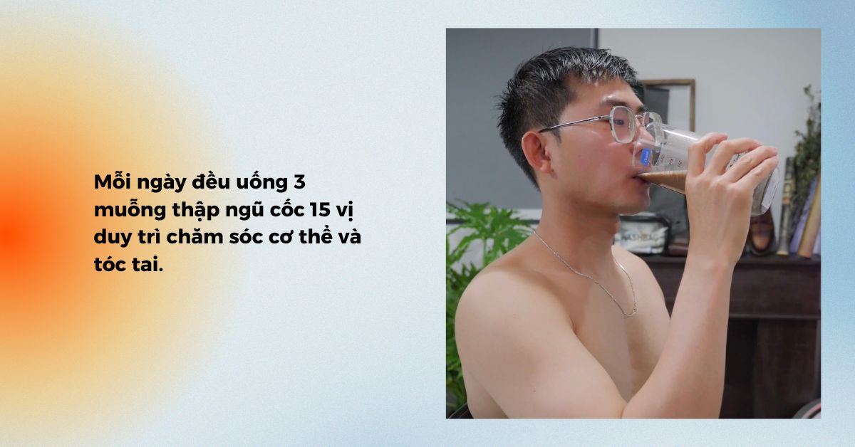 CHĂM SÓC TÓC CẤY SAU KHI CẤY TÓC DHI CHỮA HÓI THÀNH CÔNG BẰNG THẬP NGŨ CỐC 15 VỊ