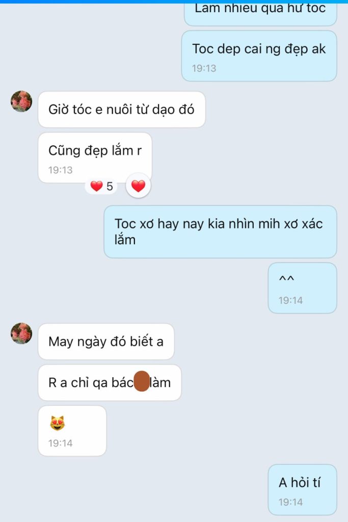 nguyễn hằng thanh sau cấy tóc nữ bò liếm thành công